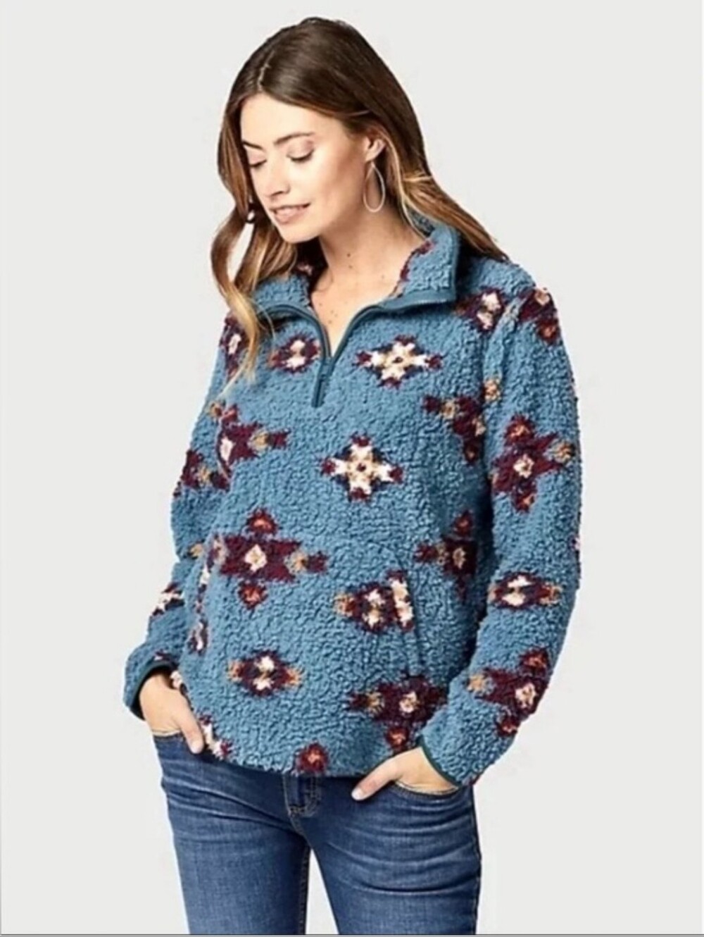 Wrangler Retro Sherpa 1/4 Zip